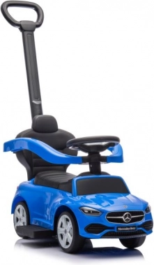 Trottinette à poignée coulissante Mercedes 3-en-1 Bleu