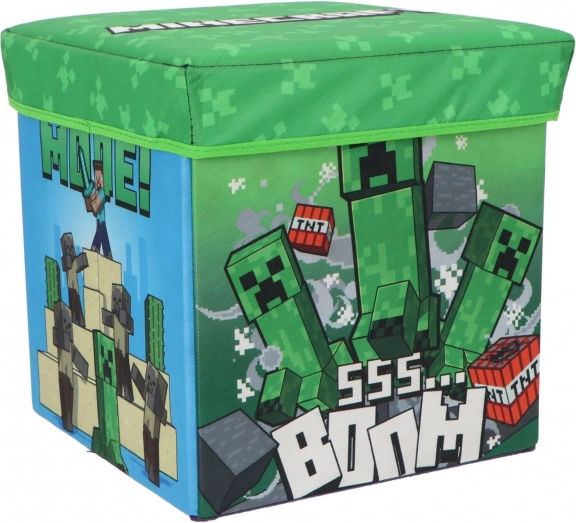 Boîte de rangement pliable et tabouret COZY NOXXIEZ Minecraft