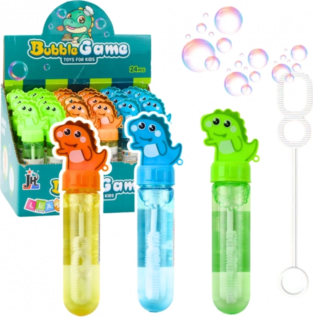Bulleur Dinosaure à Trois Ouvertures Mix de Couleurs 30 ml