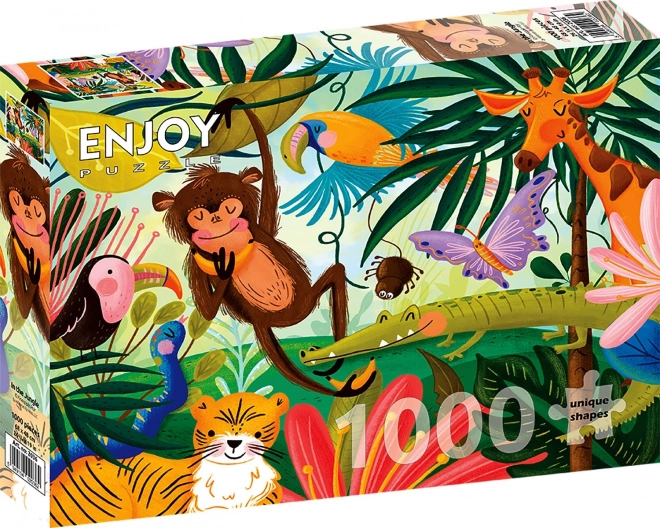 ENJOY Puzzle Dans la jungle 1000 pièces