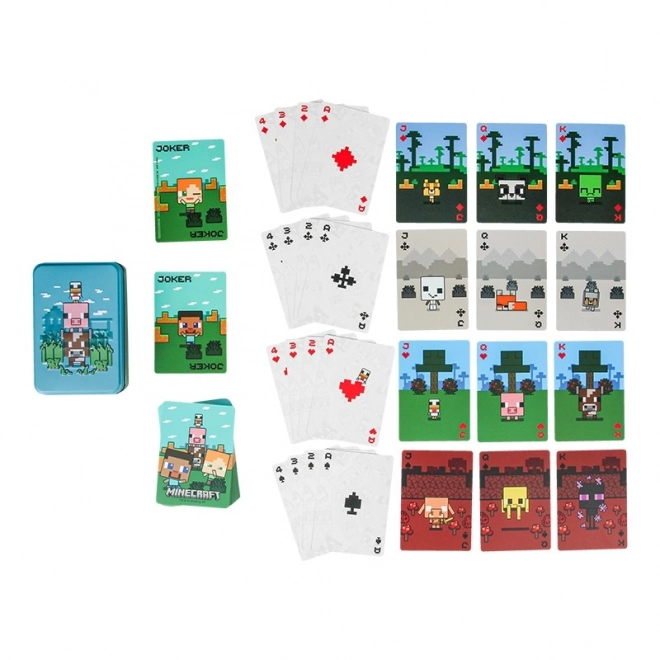 Cartes à jouer Minecraft animaux