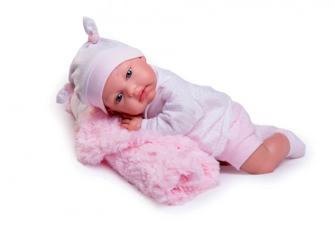 Antonio Juan 7030 Toneta Bébé réaliste avec sons et corps en tissu doux - 34 cm
