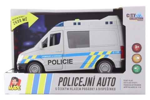 Fourgon de police automatique avec voix tchèque