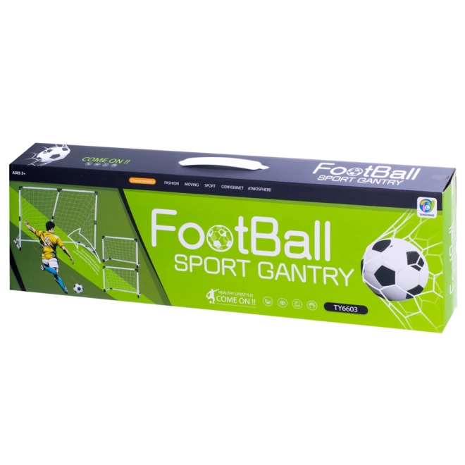 But de football 2 en 1 pour enfants 143x110x70 cm
