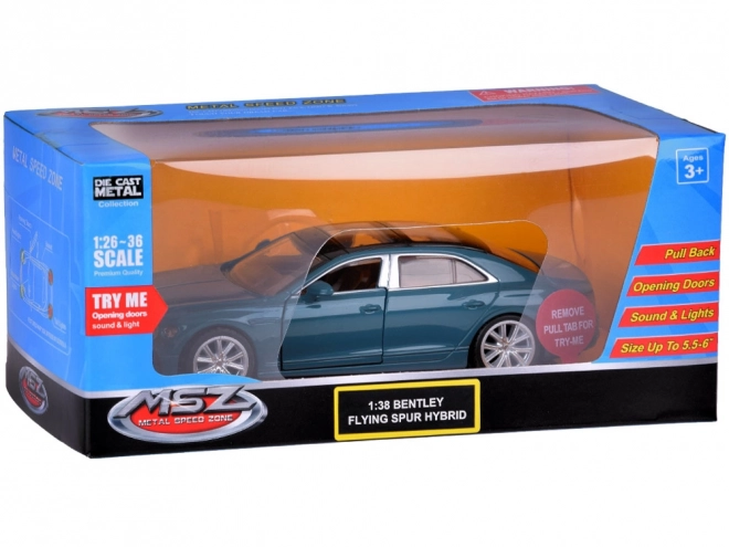 Modèle en métal Bentley Flying Spur Hybrid 1:38 interactif
