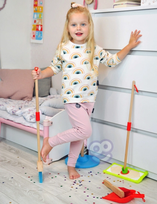 Ensemble de nettoyage en bois pour enfants Tooky Toy