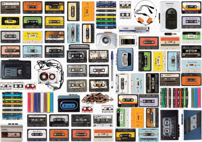 Puzzle Eurographics Lecteur de Cassettes 550 Pièces en Boîte Métallique
