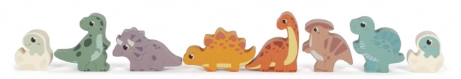Petits pieds Blocs en bois Dino