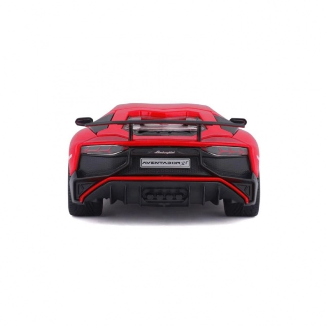 Modèle en métal Bburago Lamborghini Aventador rouge 1:24