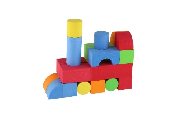 Jeu de construction en mousse colorée pour enfants