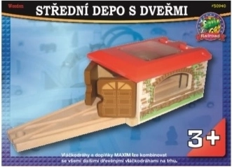 Dépôt moyen Maxim pour petits trains avec portes