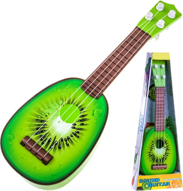 Ukulélé guitare fruitée pour enfants – kiwi