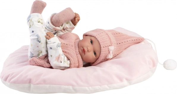 Poupée bébé réaliste FILLE avec corps tout en vinyle 35 cm