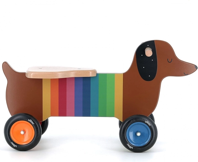 Vilac trotteur en bois Chien Coloré