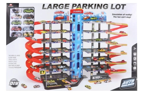 Garage avec petites voitures