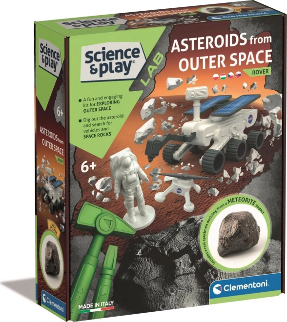 CLEMENTONI Science&Play Laboratoire : Kit d'exploration NASA avec astéroïde