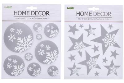 Décoration murale ou fenêtre – Motifs de Noël 22,9x18,5 cm