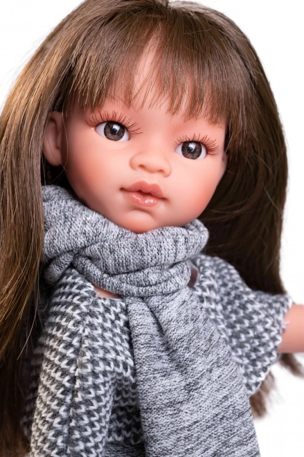 Poupée réaliste Emily avec corps en vinyle complet - 33 cm
