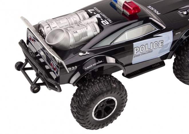 Voiture de police tout-terrain télécommandée RC 1:8