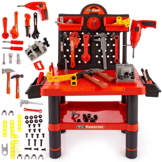 Table de travail pour enfants Superior – Ensemble de jeu avec outils