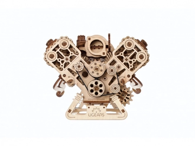 Ugears 3D puzzle en bois moteur V8