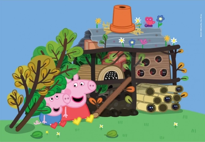 Puzzle Peppa Pig 2x60 pièces