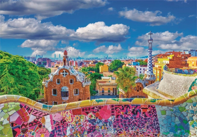Puzzle 1000 pièces Park Güell Barcelone