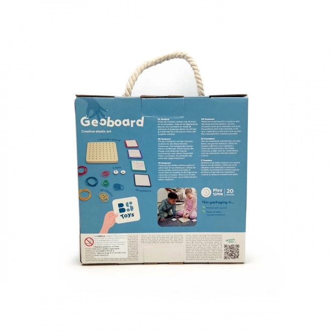 Planche en bois pour création créative - Geoboard B. Toys
