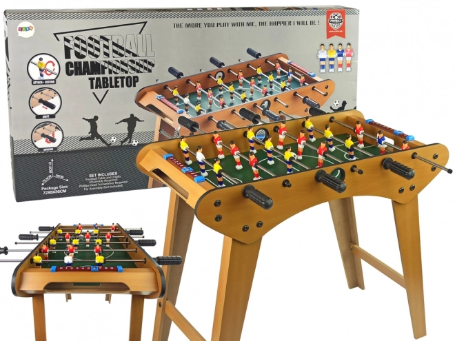 Grande table de football en bois Jeu de baby-foot