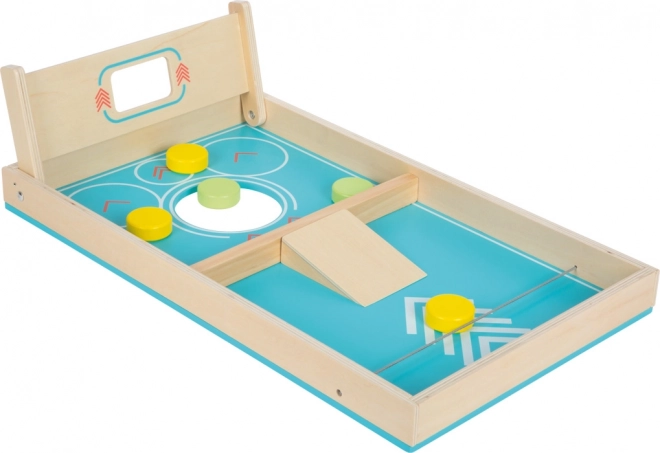 Petit pied Jeu 2-en-1 Cornhole et hockey de table Actif