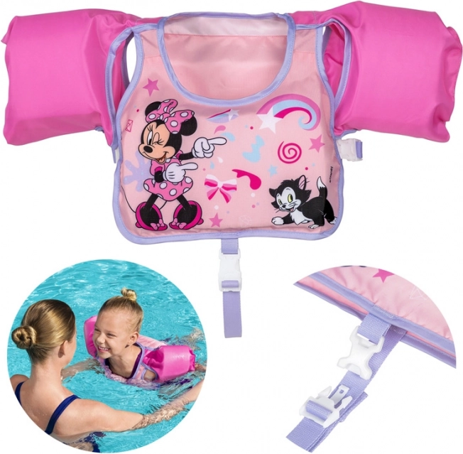 Gilet de natation pour enfants avec manches Minnie Mouse 3-6 ans