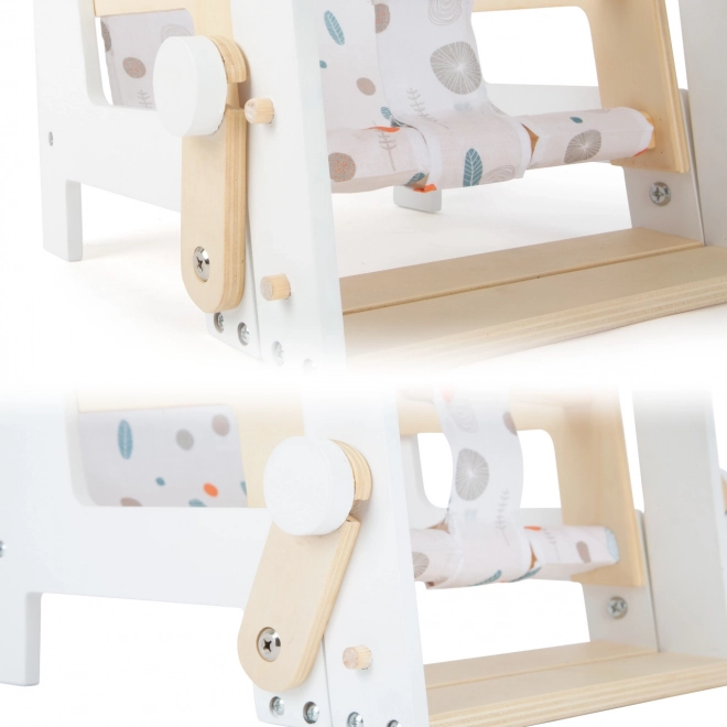 Petite Chaise Haute Multi-fonctions pour Poupées Little Button