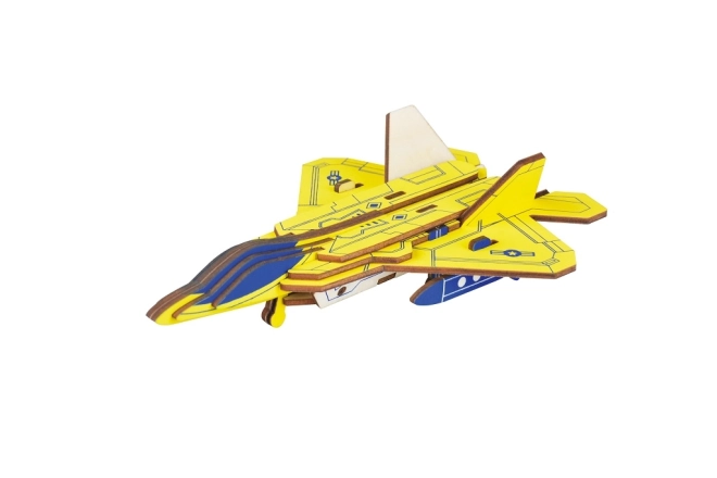 Puzzles 3D en bois avion de chasse F22 Raptor