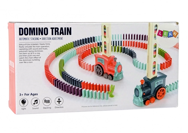 Locomotive interactive Train empilement domino son