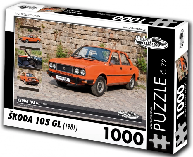 Puzzle Škoda 105 GL 1981 - 1000 pièces