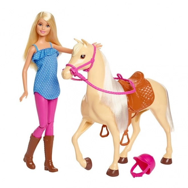 Set équitation Barbie avec cheval