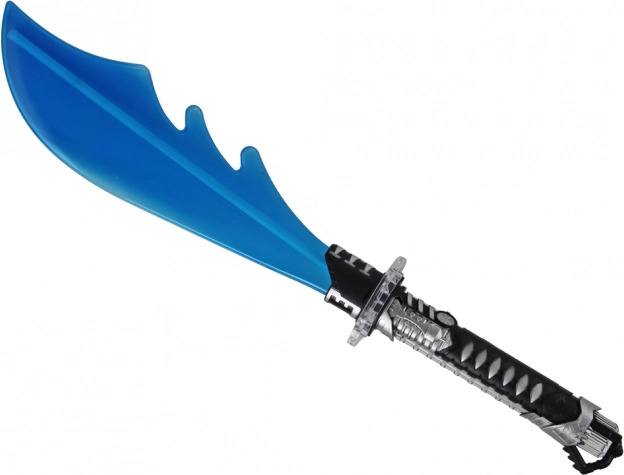 Machette bleue lumineuse pour enfants à piles
