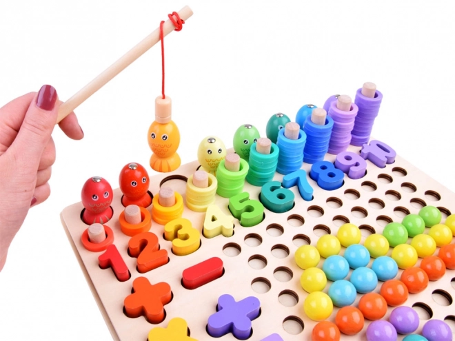 Kit éducatif en bois Mathématiques