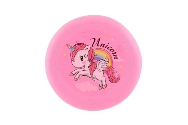 Disque volant/lancé en caoutchouc 18cm