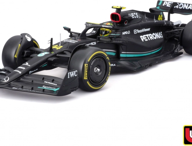 Modèle de Formule 1 Bburago Mercedes-AMG Petronas W14