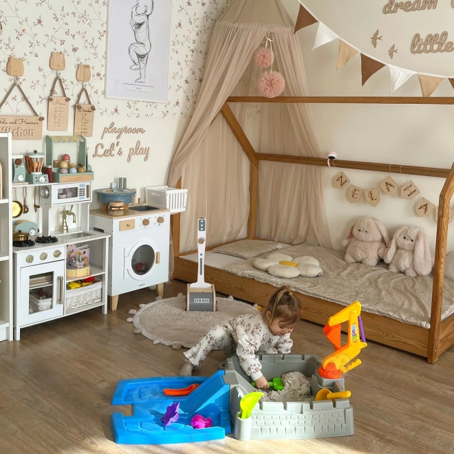 Bac à sable portable WOOPIE Château avec 9 accessoires
