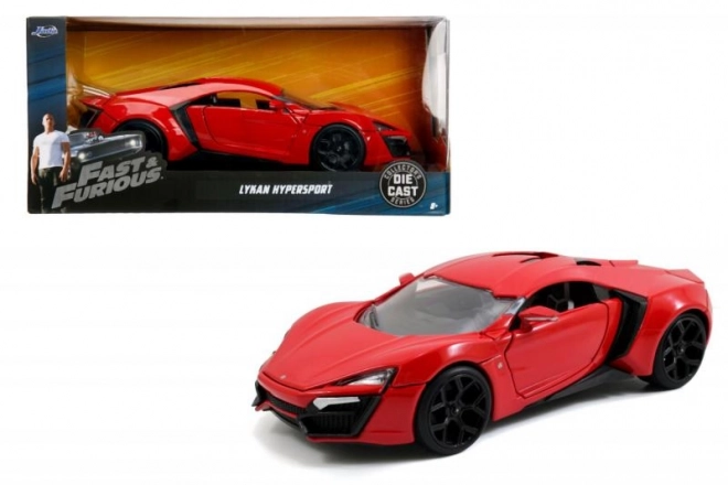 Petite voiture Lykan Hypersport Fast & Furious 1/24
