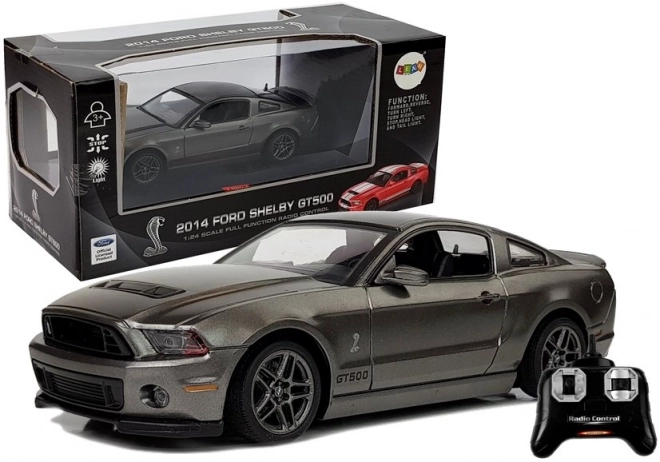 Ford Shelby GT500 voiture radiocommandée argentée 7,5 km/h 2,4 G