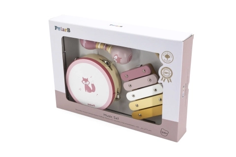 Instruments de musique en bois-renard