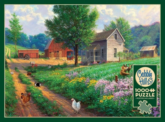 Puzzle COBBLE HILL Ferme 1000 pièces