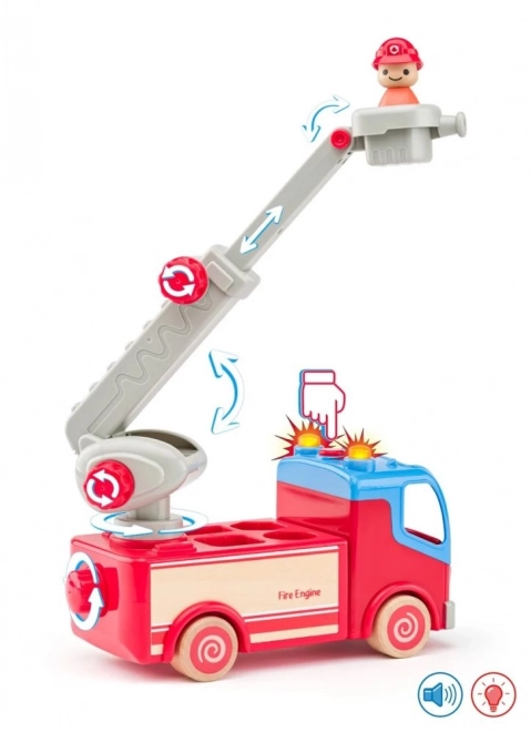 Camion de pompiers avec échelle pivotante Woody