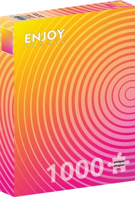 ENJOY Puzzle Circulaire Dégradé 1000 Pièces