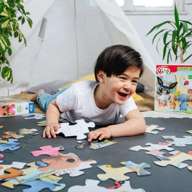 Grand puzzle Jour joyeux avec Bing