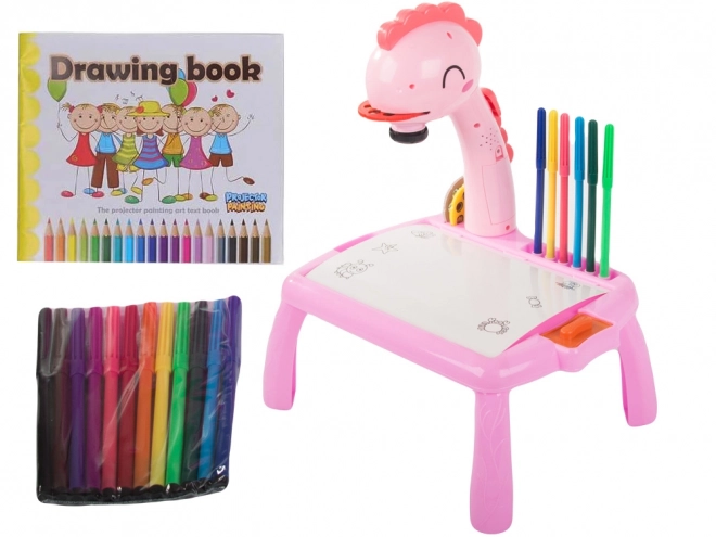 Table à dessin pour enfants avec projecteur