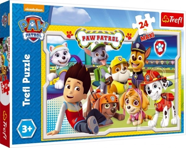 Puzzle Pat' Patrouille MAXI 24 pièces 60x40cm en boîte 39x26x4cm